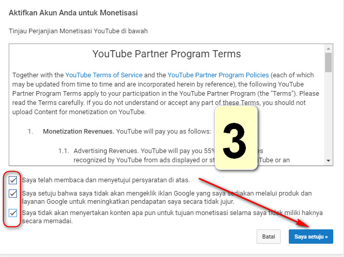 daftar adsense youtube