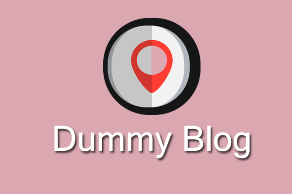 blog dummy