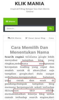 tampilan ponsel