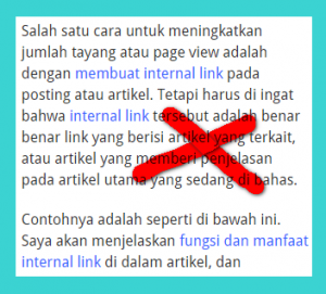 membuat internal link