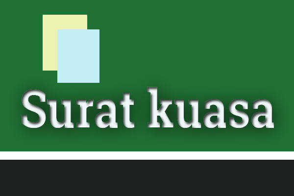 membuat surat kuasa