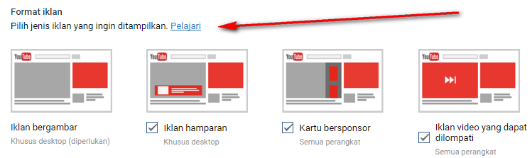 jenis iklan youtube