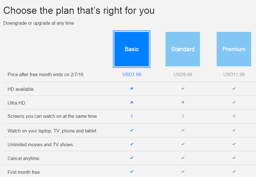 cara daftar netflix