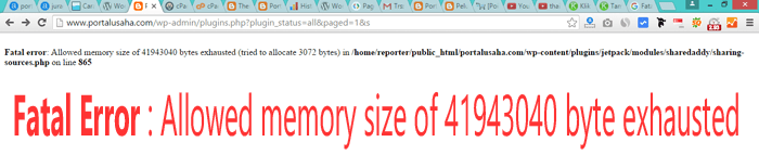 gagal instal plugin jetpack