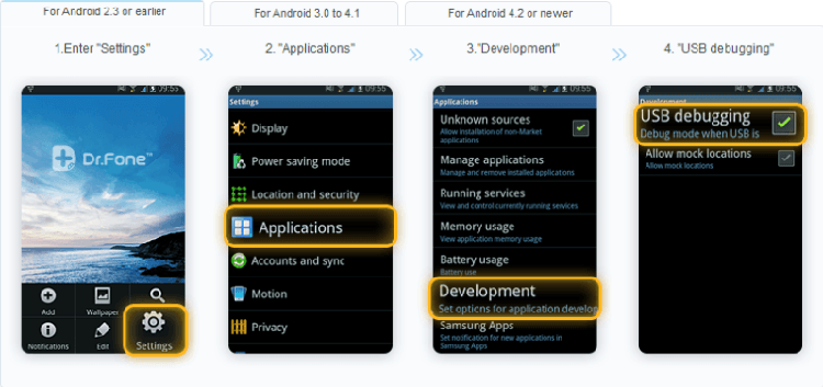 Aplikasi Wondershare Dr.Fone
