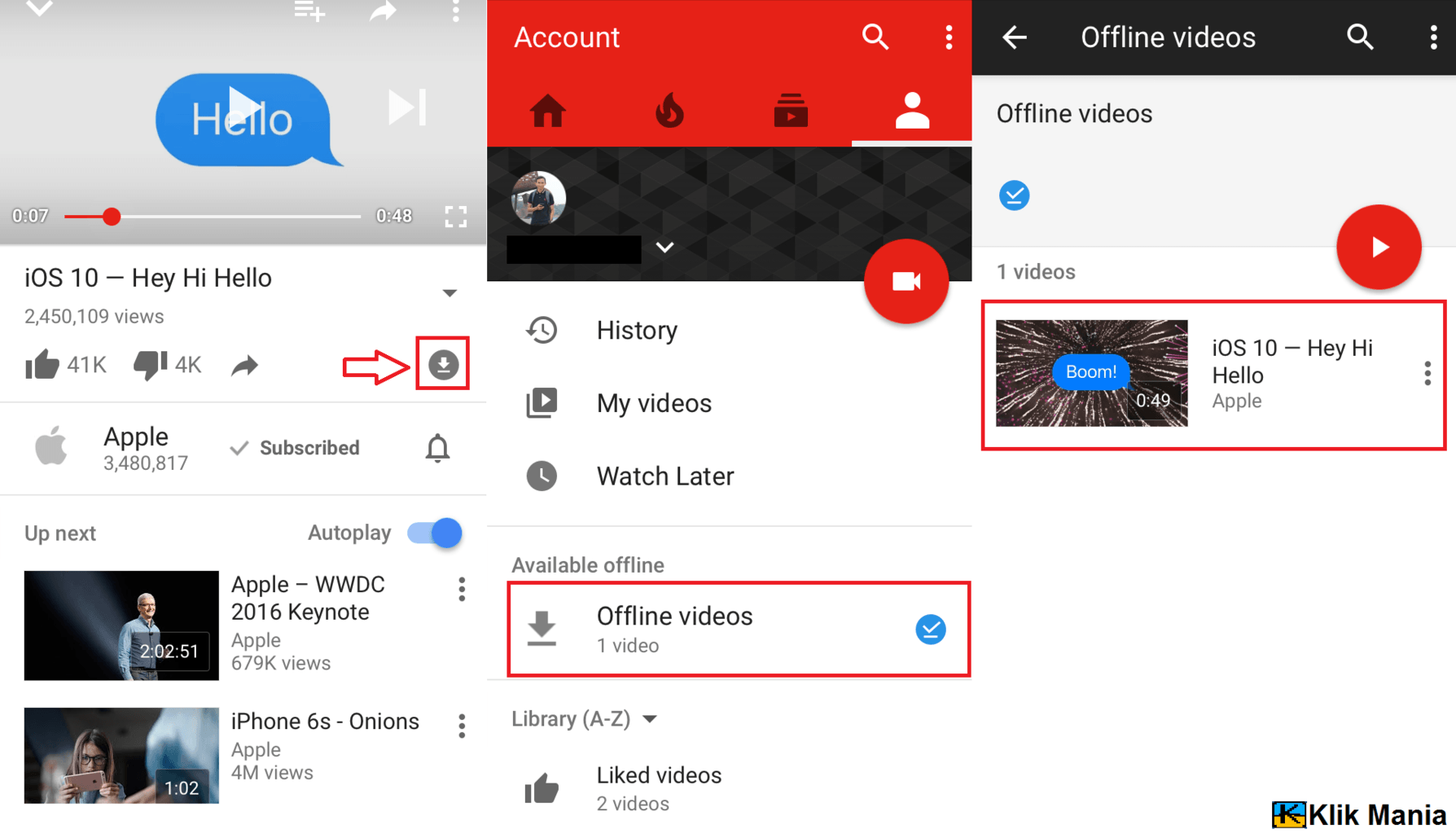 menyimpan video youtube