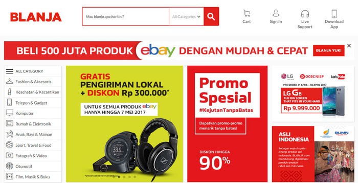 Toko Online Terbaik