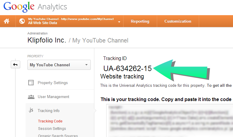 Tracking Code