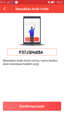 invite kode di aplikasi baca plus