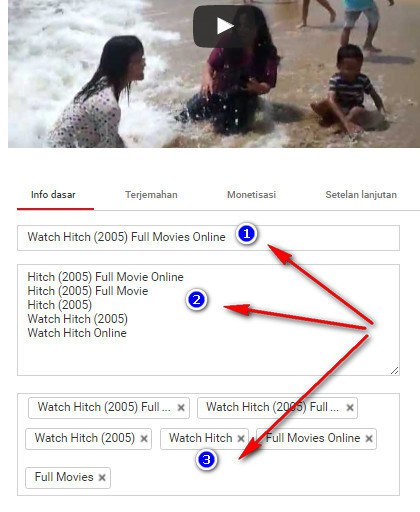membuat tag video youtube