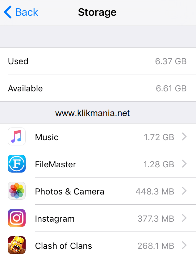 storage