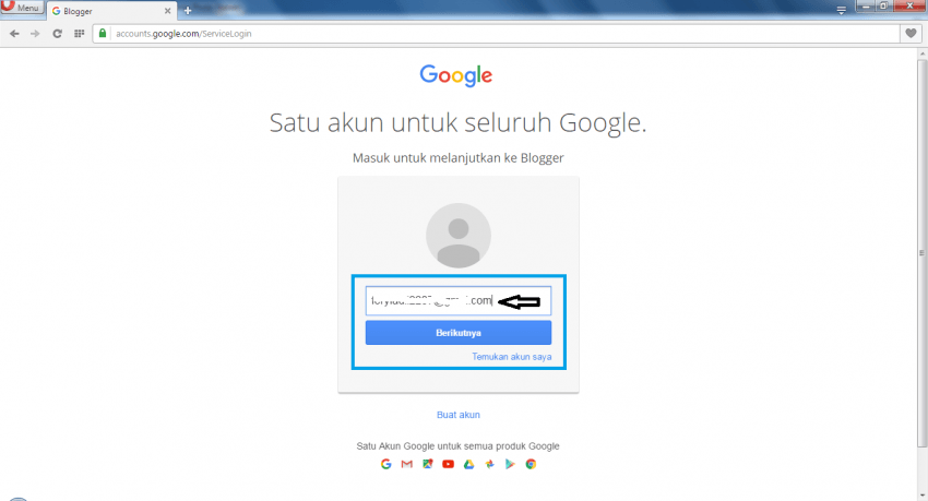 masukan-email-gmail-untuk-masuk-ke-blogger