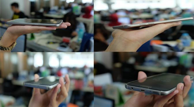 Semua sisi Samsung Galaxy S7 ( Foto : Iskandar Liputan6.com)