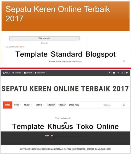 template-standard-dan-template-khusus-toko-online