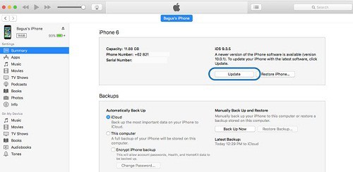 update iOS 10
