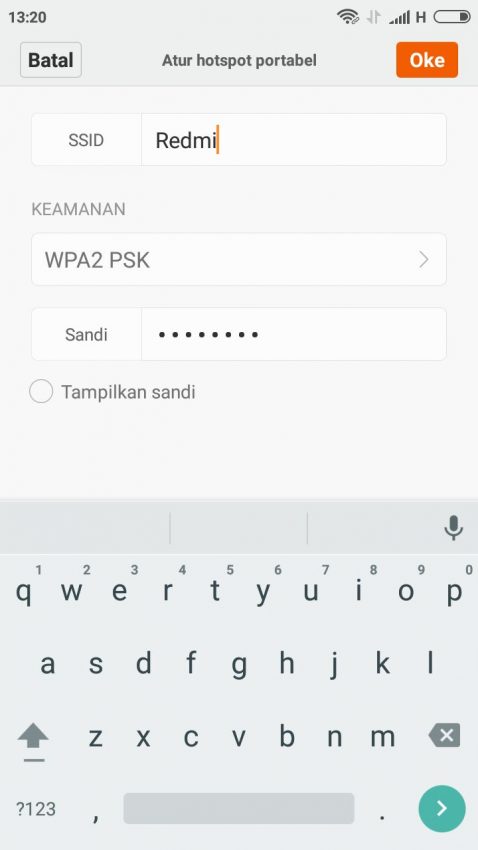 Cara Membuat Wifi Sendiri di HP Xiaomi