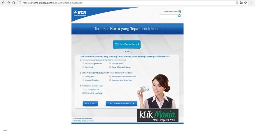 Keunggulan Kartu Kredit BCA