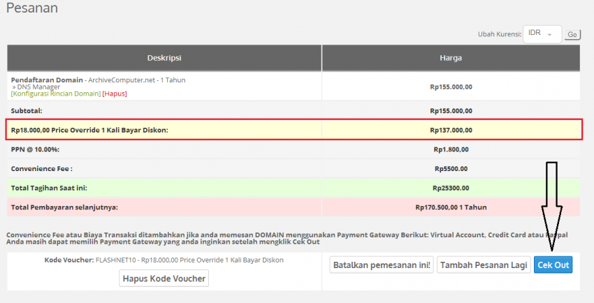promo domain murah