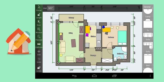 Aplikasi android floor plan creator