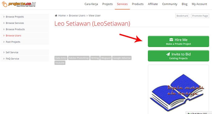 mencari freelancer 