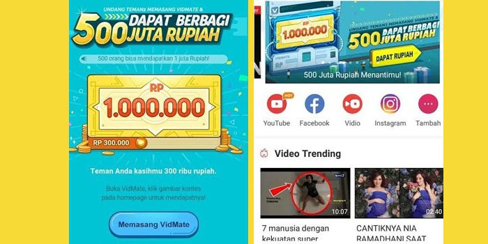 Hadiah Gratis Vidmate