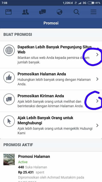 beriklan di facebook