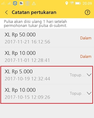  Aplikasi penghasil pulsa