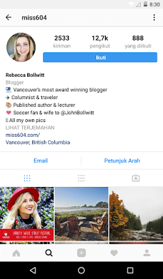 mempercantik bio instagram