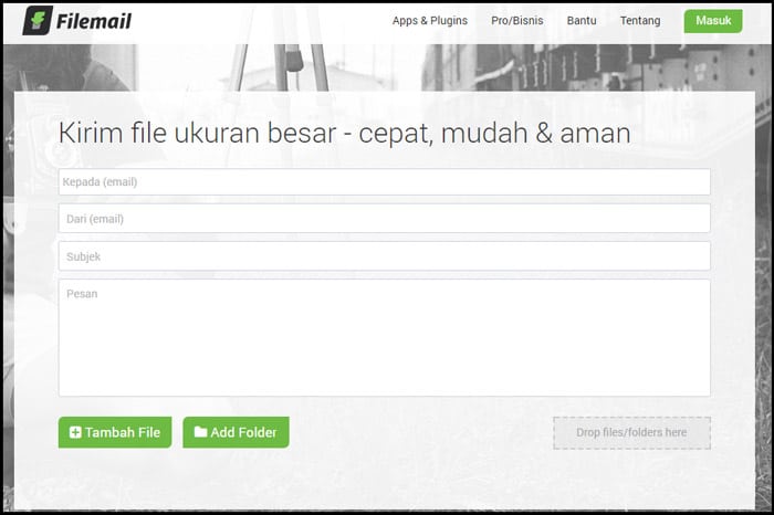 Mengirim File Online Besar 2