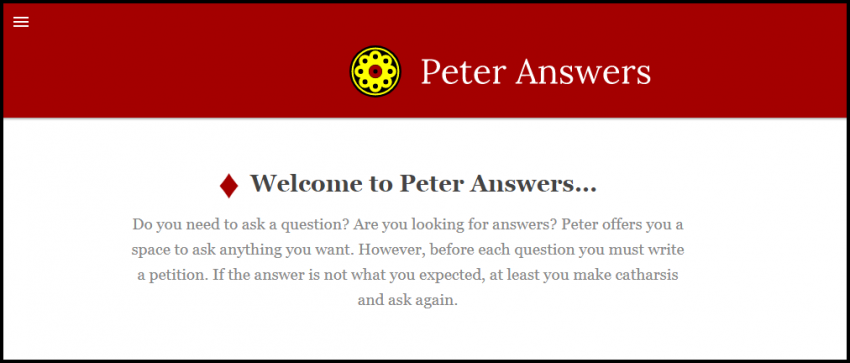 Peter Answers