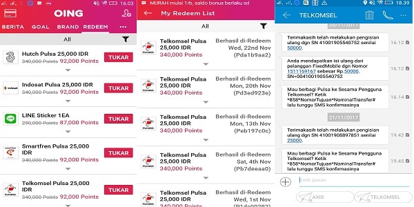 Bukti Pembayaran dari Oing