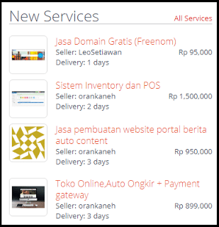 menjual jasa 