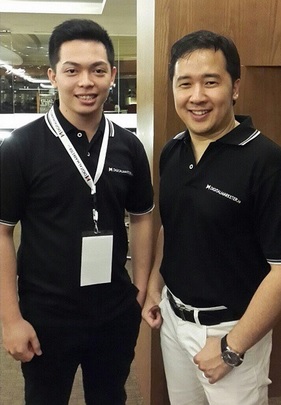 Rico Huang bersama Denny Santoso