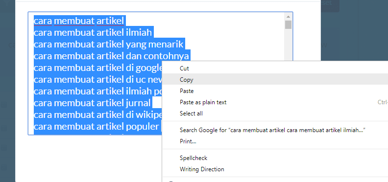 cara riset keyword