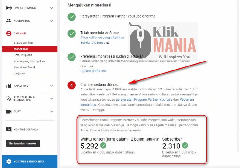 Peraturan baru youtube 2018 monetisasi