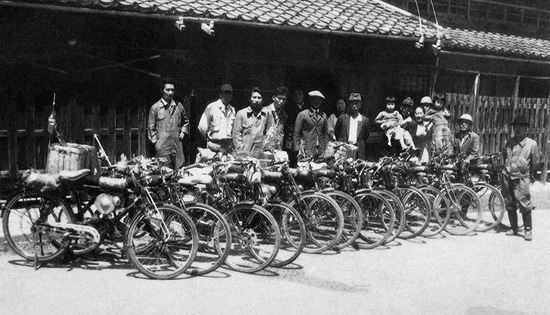 sejarah motor yamaha dan honda