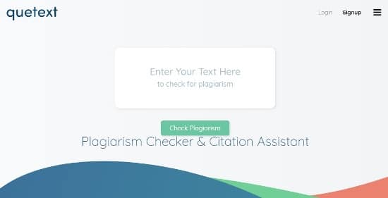Quetext Plagiarism Checker