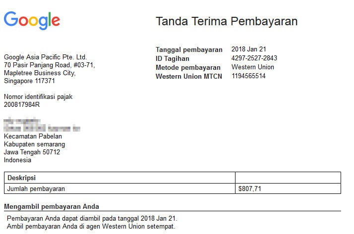 Gaji Rutin dari Google AdSense