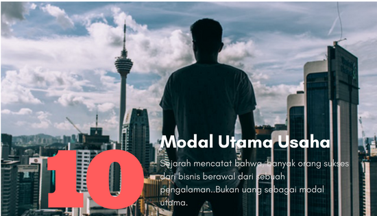 Modal utama usaha