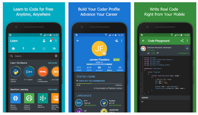 Aplikasi Smartphone Untuk Belajar Coding
