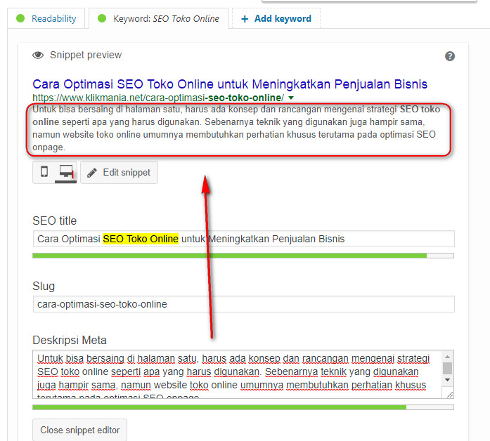 Optimasi SEO Toko Online
