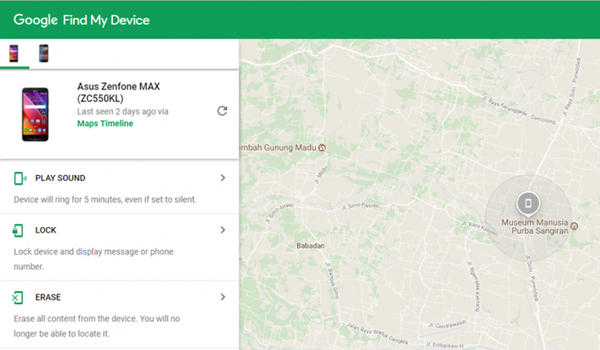 find my device