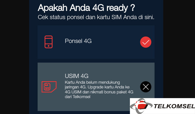 Cara Mengetahui Kartu Telkomsel Sudah Support Jaringan 4G