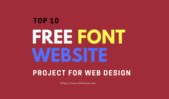 Website Penyedia Font Gratis