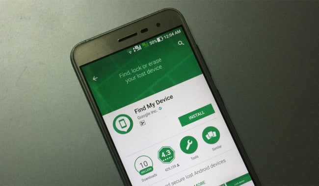 menemukan smartphone hilang