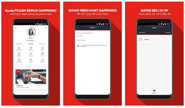 Aplikasi T-Cash Wallet