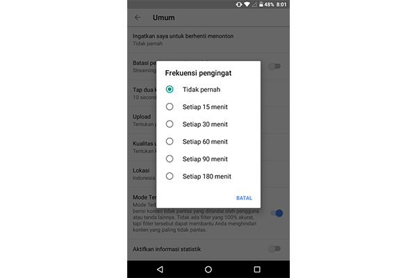 fitur baru youtube