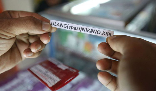 Cara registrasi ulang kartu prabayar