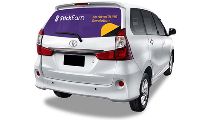 startup car advertising