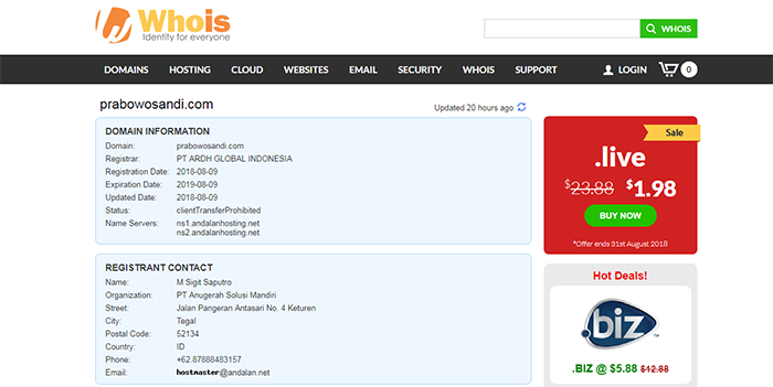 menjual domain